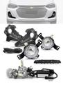 Kit Farol de Milha Neblina Chevrolet Onix e Onix Plus Sedan 2020 em Diante com Botão Painel + Kit Lâmpada Super LED 6000K