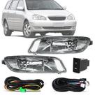 Kit Farol de Milha Neblina Corolla Fielder SW 2005 até 2008 Botão Painel Kit Farol de Milha Neblina Corolla Fielder SW 2005 até 2008 Botão Painel