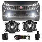 Kit farol de Milha Neblina Fiat Argo Cronos Mobi 2018 2019 2020