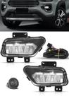 Kit Farol de Milha Neblina Fiat Pulse 2022 Em Diante Farol LED Botão Alternativo Kit Farol de Milha Neblina Fiat Pulse 2022 Em Diante Farol LED Botão Alternativo