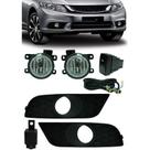Kit Farol de Milha Neblina Honda New Civic 2015 - Interruptor Modelo Original