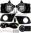 Kit Farol de Milha Neblina Onix LT LS Com Moldura 2014 a 2016 Botão Modelo Painel + Kit Lâmpada Super LED 6000K Kit Farol de Milha Neblina Onix LT LS Com Moldura 2014 a 2016 Botão Modelo Painel + Kit Lâmpada Super LED 6000K