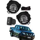 KIT Farol de Milha Nissan Frontier SEL Pathfinder 2007 / 2013 C/ Aro Preto