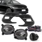 Kit farol de milha Novo Polo 2024 2025 2026 COMFORTLINE SENSE TSI MPI BOTÃO MODELO ORIGINAL