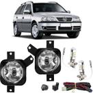 Kit farol de milha parati g3 1999 2000 01 02 03 04 05 + led