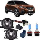 Kit farol de milha peugeot 3008 2011 a 2015 acr + s branca Kit farol de milha peugeot 3008 2011 a 2015 acr + s branca