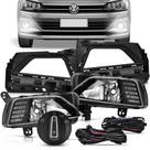 Kit Farol de Milha Polo Virtus 2017 a 2021 Drl LED Dimmer Função Seta Kit Farol de Milha Polo Virtus 2017 a 2021 Drl LED Dimmer Função Seta
