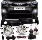 Kit Farol De Milha Toyota Corolla 2018 2019 Moldura Preta Kit Farol De Milha Toyota Corolla 2018 2019 Moldura Preta