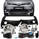 Kit Farol De Milha Toyota Corolla 2018 2019 Moldura + Super Led