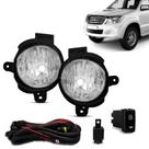 Kit Farol de Milha Toyota Hilux SRV 2012 a 2015 Botão Modelo Original Kit Farol de Milha Toyota Hilux SRV 2012 a 2015 Botão Modelo Original