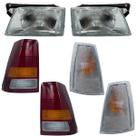 Kit Farol E Lanterna Ambar E Pisca Cristal Kadett 89 A 1998