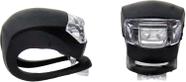 Kit Farol Em Silicone Dianteiro e Traseiro para Bike com Ajuste de Freq e Intensidade Atrio BI049