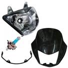 Kit Farol Falcon Lâmpada Farol Aranha Carenagem Cinza 2007