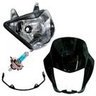 Kit Farol Falcon Lâmpada Farol Aranha Carenagem Preto 2000 / 2008