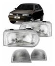 Kit Farol Gol Bola G2 1995 A 1999 + Par Piscas Cristal