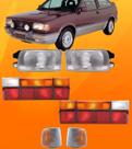 Kit Farol Gol Quadrado 91 92 93 94 95 + Pisca + Lanterna