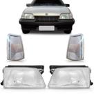 Kit Farol Kadett 1989 1990 1991 1992 1993 1994 1995 1996 1997 1998 Completo Com Piscas Cristais