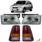 Kit Farol + Lanterna Tricolor Kadett 1989 90 91 92 93 Á 1998