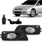 Kit Farol Milha Auxiliar Accord 2006 a 2007 C/ Moldura Preta Kit Farol Milha Auxiliar Accord 2006 a 2007 C/ Moldura Preta