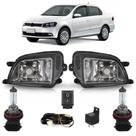 Kit Farol Milha Auxiliar Completo Par Lâmpada H11 Voyage G6 2012 2013 2014 2015 2016