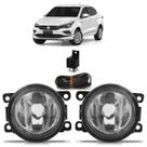 Kit Farol Milha Auxiliar Cronos 2018 2019 2020 Botão Universal Lisa Vidro Kit Farol Milha Auxiliar Cronos 2018 2019 2020 Botão Universal Lisa Vidro