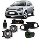 Kit farol milha auxiliar neblina ka 2012 2013 2014 com grade Kit farol milha auxiliar neblina ka 2012 2013 2014 com grade