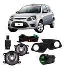 Kit Farol Milha Auxiliar Neblina Ka 2012 À 2014 Com Grade Kit Farol Milha Auxiliar Neblina Ka 2012 À 2014 Com Grade