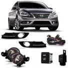 Kit Farol Milha Auxiliar Neblina Sentra 2014 2015 2016