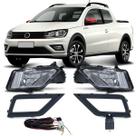 Kit Farol Milha Auxiliar Saveiro G7 2016 2017 2018 Gol Track G7 2017 2018 Botão Universal Lente Cristal Lisa Acrílico Kit Farol Milha Auxiliar Saveiro G7 2016 2017 2018 Gol Track G7 2017 2018 Botão Universal Lente Cristal Lisa Acrílico