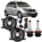 Kit farol milha citroen c3 2009 ate 2013 e lampadas halogena Kit farol milha citroen c3 2009 ate 2013 e lampadas halogena
