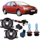 Kit farol milha citroen c5 2005 a 2010 super branca