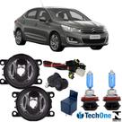 Kit farol milha citroen lounge 2013 a 2018 super branca Kit farol milha citroen lounge 2013 a 2018 super branca