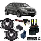Kit farol milha citroen lounge 2013 a 2018 super led Kit farol milha citroen lounge 2013 a 2018 super led