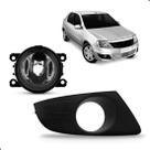 Kit Farol Milha Com Moldura para Logan 2011 12 2013 Direito Kit Farol Milha Com Moldura para Logan 2011 12 2013 Direito