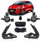 Kit Farol Milha Completo Hb20 C/ Friso Cromado 2020 A 2022