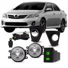 Kit Farol Milha Corolla 2012/2014 c/Grade Preta