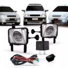 Kit Farol Milha Corsa Montana Meriva Botao Alternativo