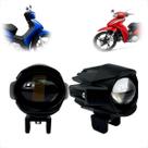 Kit Farol Milha F12 Moto Honda Biz 125 2001 2002 2003 2004 2005 2006 2007 2008 2009 2010 até 2019