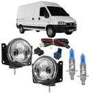 Kit farol milha fiat ducato 2005 ate 2017 e super branca