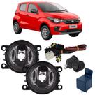 Kit farol milha fiat mobi 2016 2017 2018 2019 2020 2021 2022