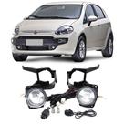 Kit Faról Milha Fiat Punto 2013 até 2020 Chave Alternativa SL-091110UI Shocklight