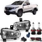 Kit farol milha fiat strada 2020 21 22 23 2024 com lampadas Kit farol milha fiat strada 2020 21 22 23 2024 com lampadas