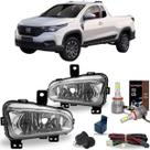 Kit farol milha fiat strada 2020 21 22 23 2024 com led Kit farol milha fiat strada 2020 21 22 23 2024 com led
