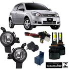 Kit FAROL MILHA FORD KA 2007 a 2011 Super Led
