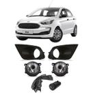 Kit Faról Milha Ford Ká 2012/2013/2014 Com Grade H11 12V 55W SL-101410 Shocklight Kit Faról Milha Ford Ká 2012/2013/2014 Com Grade H11 12V 55W SL-101410 Shocklight