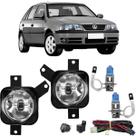 Kit farol milha gol g3 1999 2000 01 02 03 04 05 + s. branca