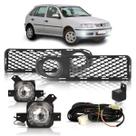 Kit Farol Milha Gol G3 1999 2000 2001 2002 Fase I Grade Moldura o Milha