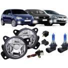 Kit farol milha gol g5 polo 2007 fox 2010 e super branca