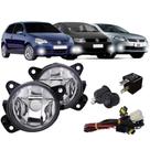 Kit farol milha gol g5 polo 2007 fox 2010 golf 2007 vidro vd