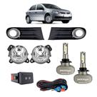 Kit Farol Milha Gol Saveiro Voyage G5 09/13 + UltraLed HB4